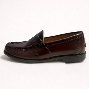 Nunn Bush Comfort Gel Penny Loafers Mens 9W Brown Leather Slip On Dress Shoes
